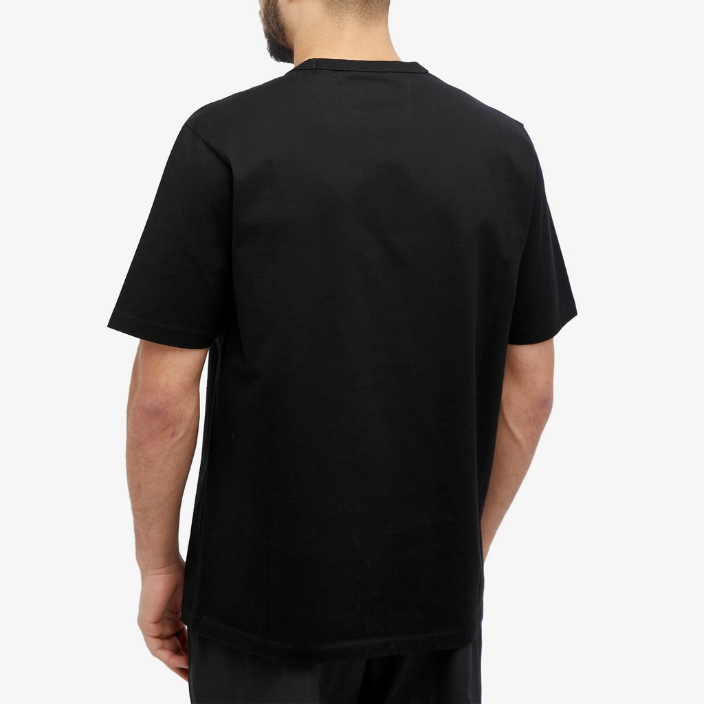 CP Company Men's 30/2 Mercerized Jersey Twisted British Sailor T Black